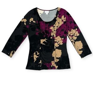 Jaclyn Smith Long Sleeve Blouse Size Medium